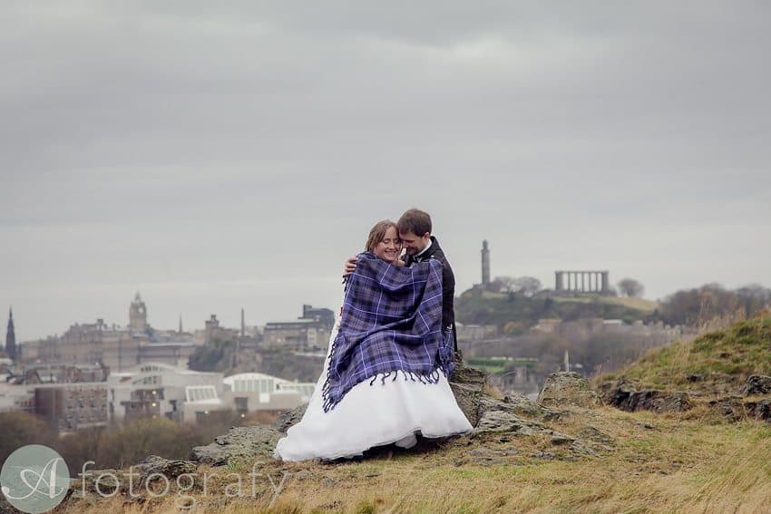 Edinburgh city tour wedding photography | Mr and Mrs Towers