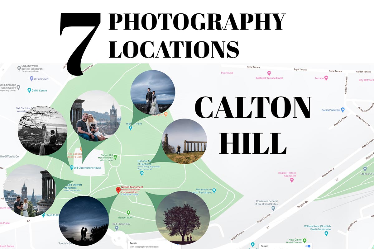 best photography locations on Edinburgh Calton Hill
